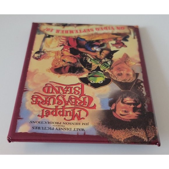Jim Henson Muppet Treasure Island Movie Video Promo Pin Back Buttons - Picture 3 of 6